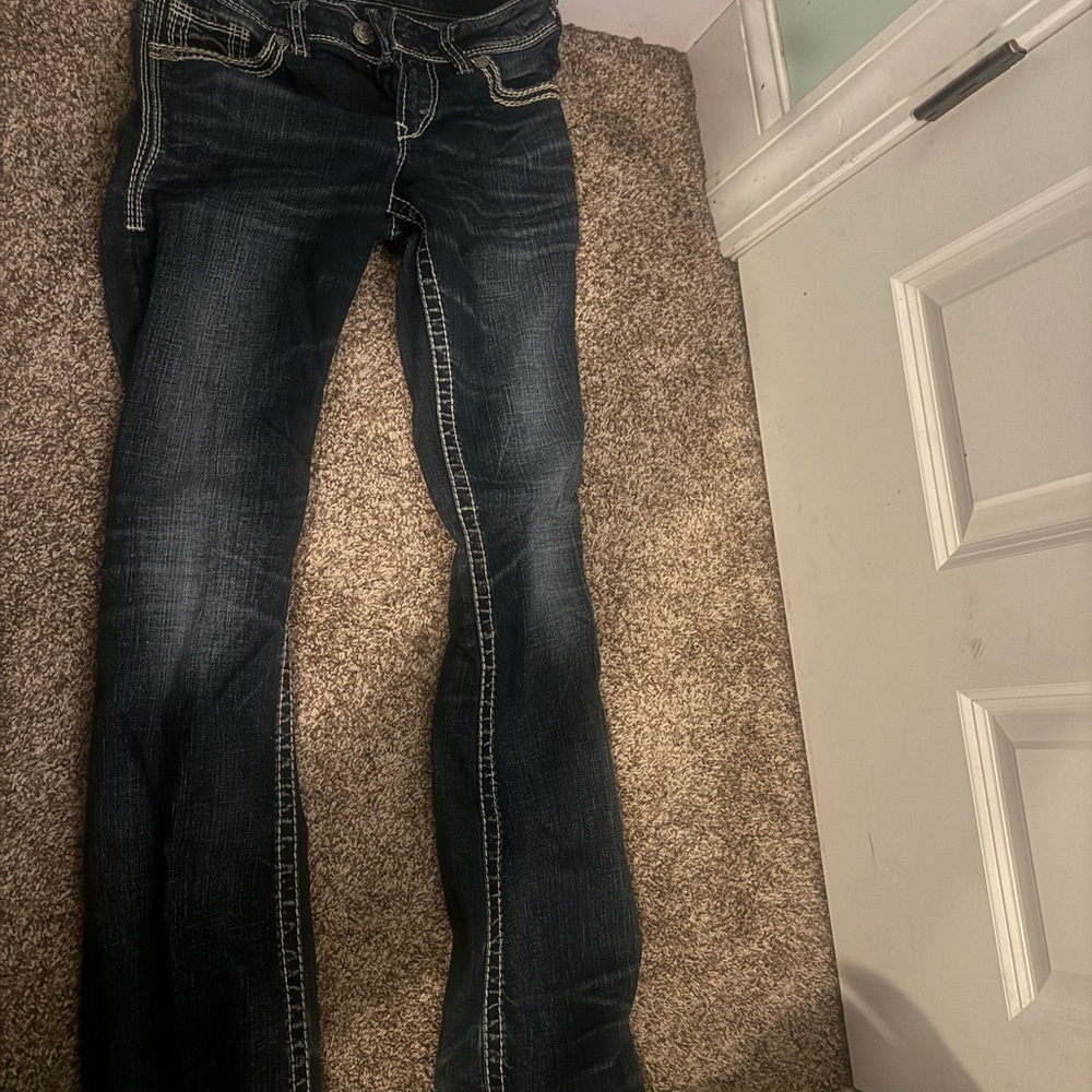 Women's Dark Blue Jeans
